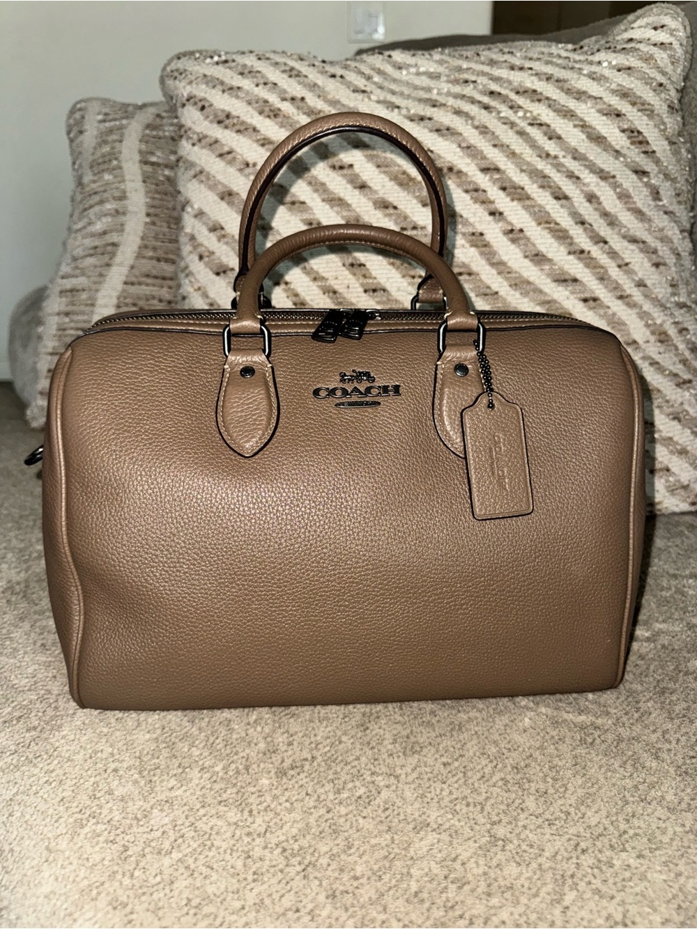 Coach large Rowan Leather Carry Bag